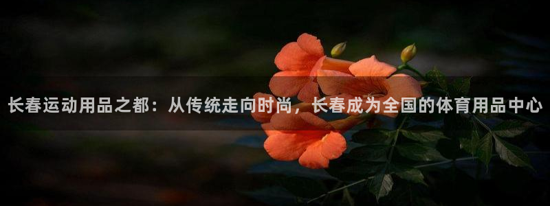 米兰体育官网下载平台注册要钱吗：长春运动用品之都：从