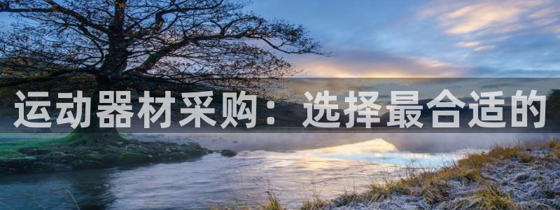 米兰体育官网下载平台注册要钱吗是真的吗：运动器材采购：选择最